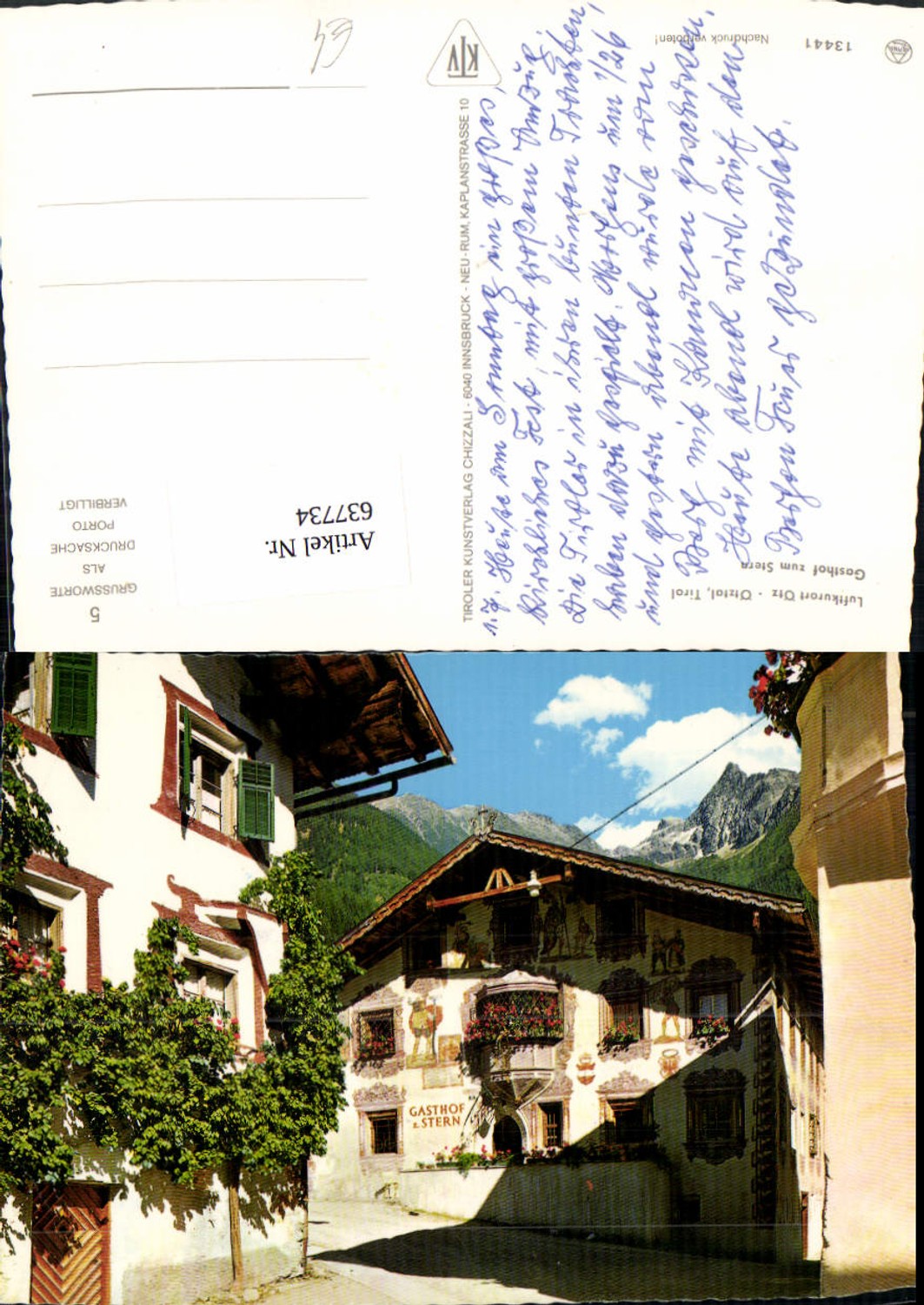 Alte Ansichtskarte – Old Postcard