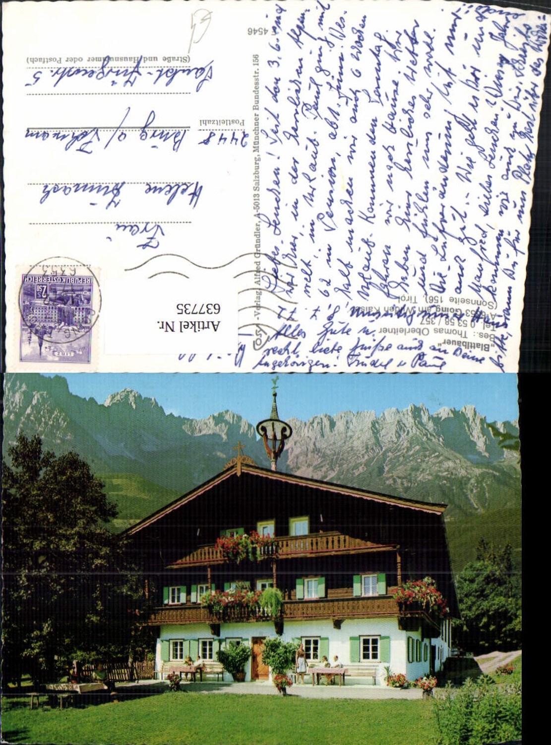 Alte Ansichtskarte – Old Postcard
