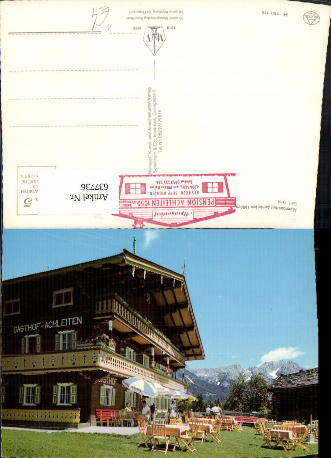 Alte Ansichtskarte – Old Postcard