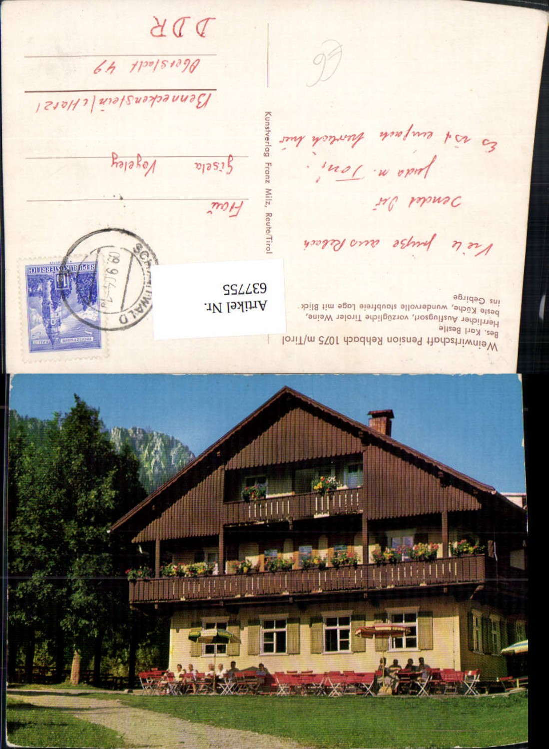 Alte Ansichtskarte – Old Postcard