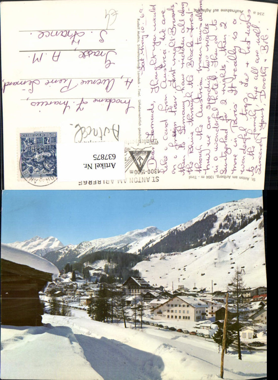 Alte Ansichtskarte – Old Postcard