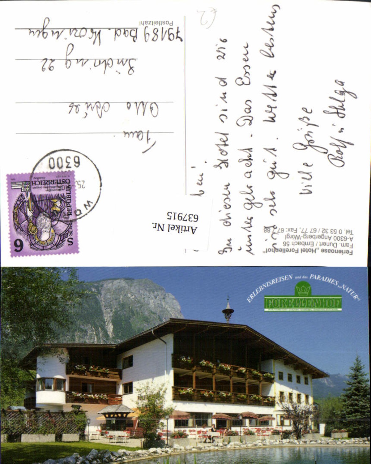 Alte Ansichtskarte – Old Postcard