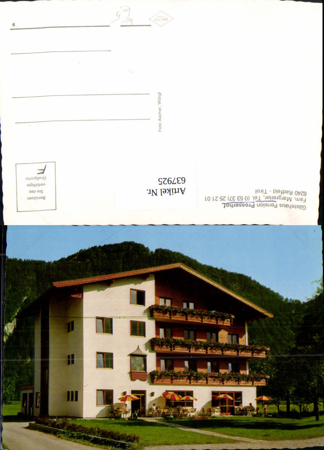 Alte Ansichtskarte – Old Postcard