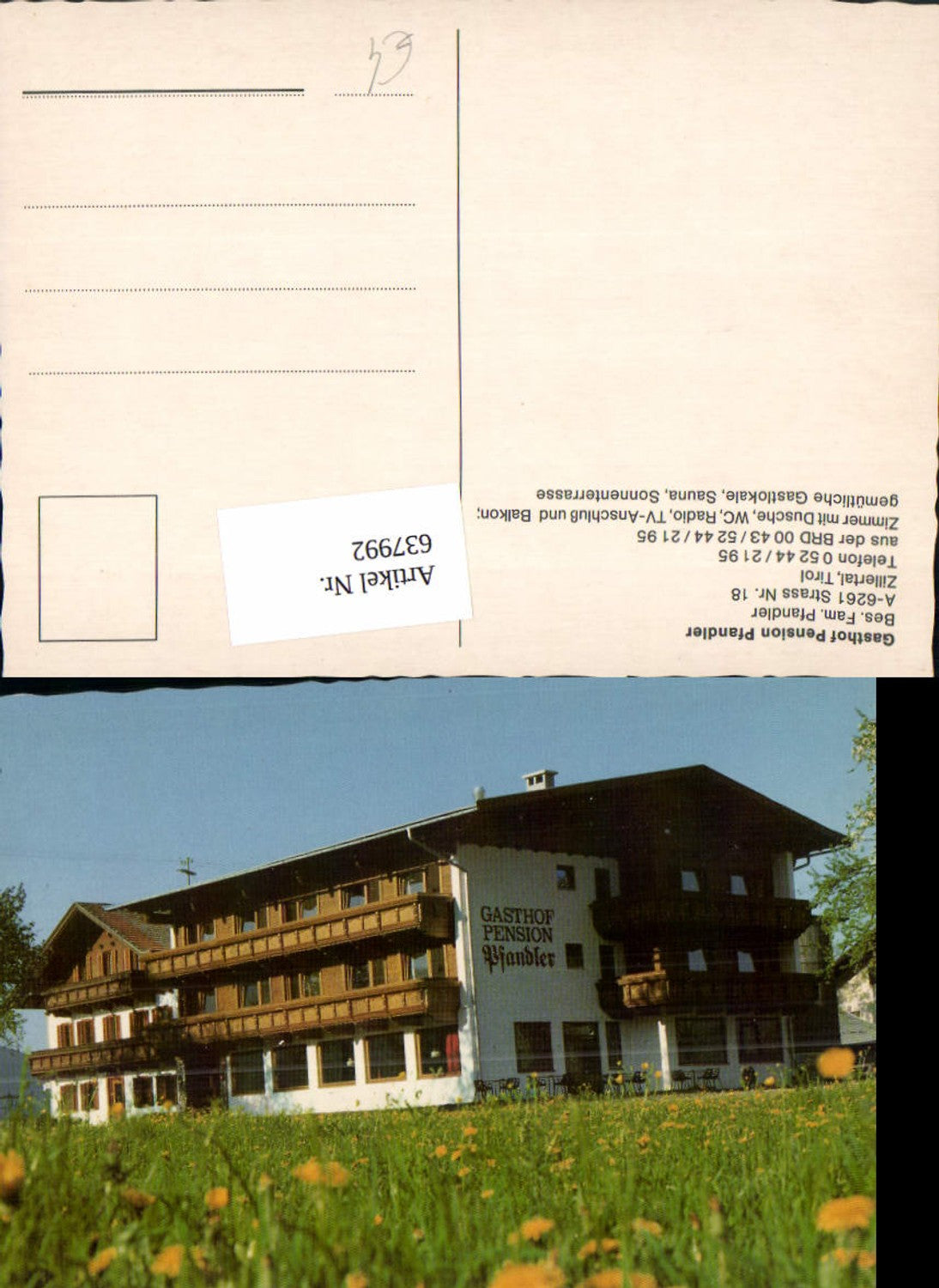 Alte Ansichtskarte – Old Postcard