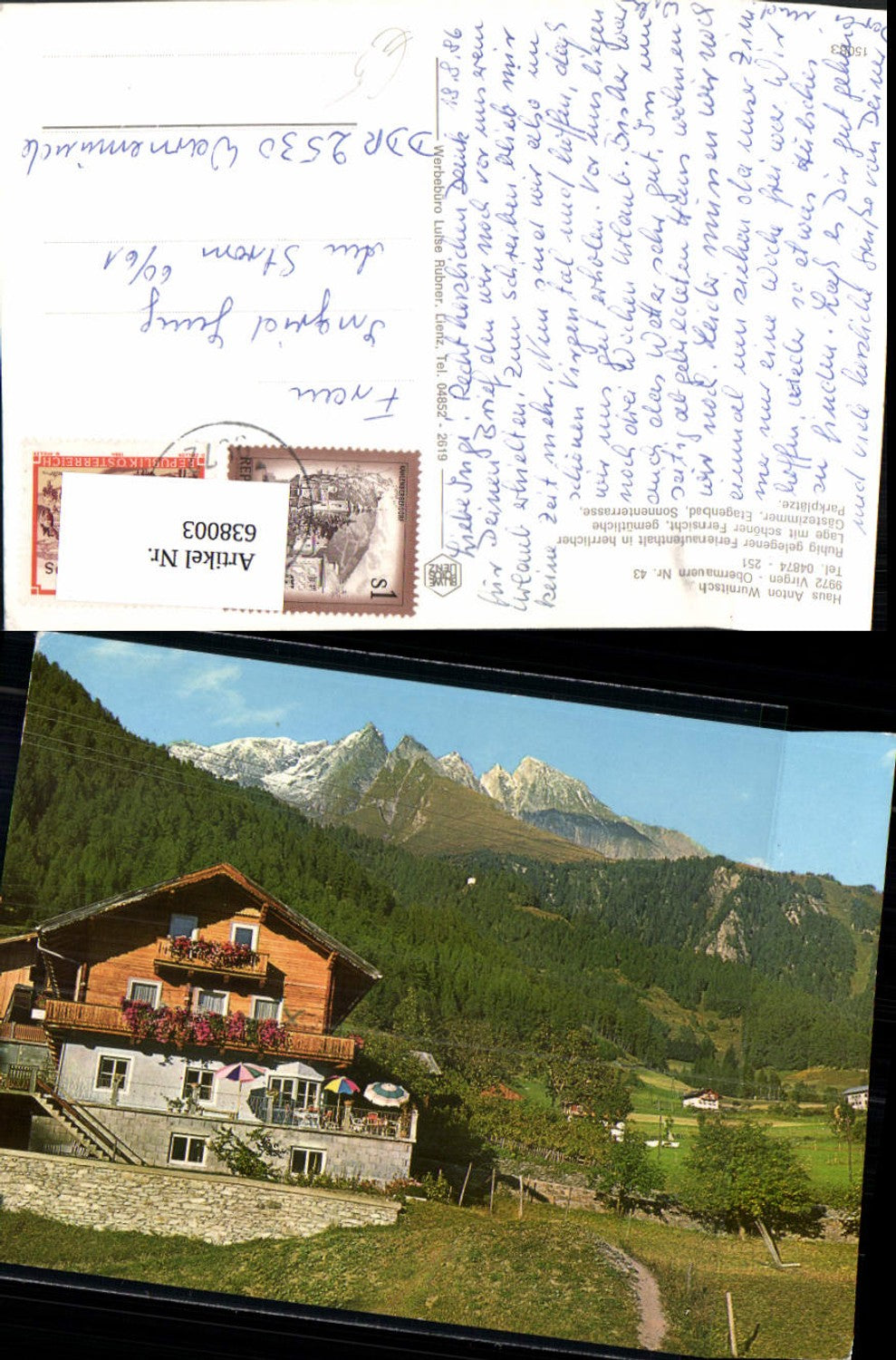 Alte Ansichtskarte – Old Postcard