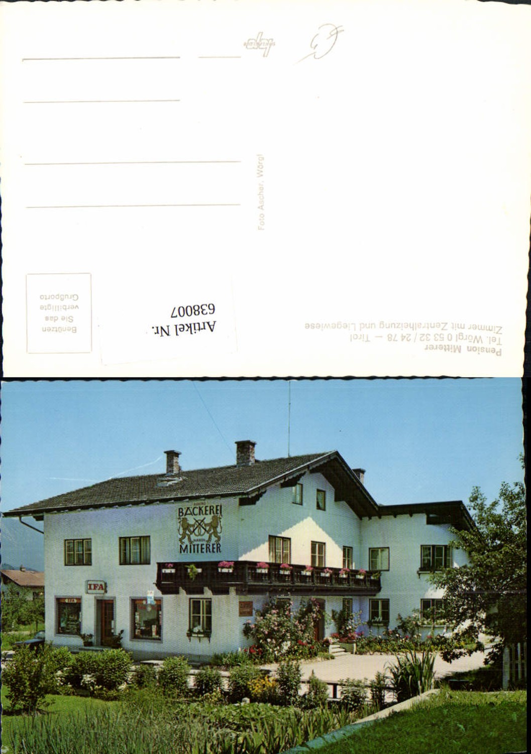 Alte Ansichtskarte – Old Postcard