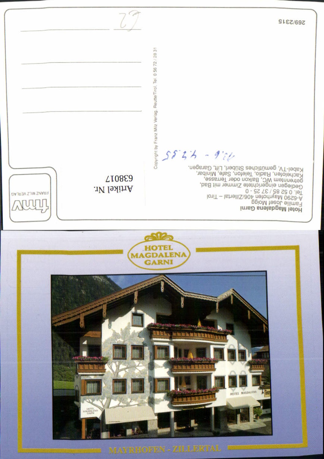 Alte Ansichtskarte – Old Postcard