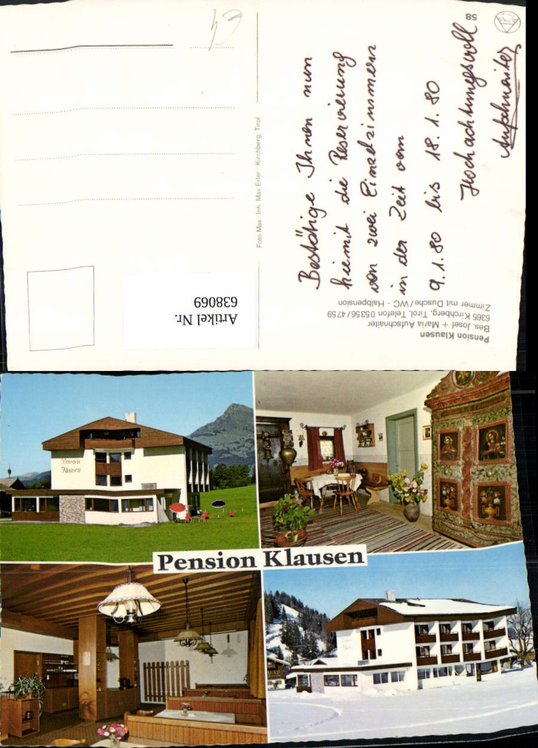 Alte Ansichtskarte – Old Postcard