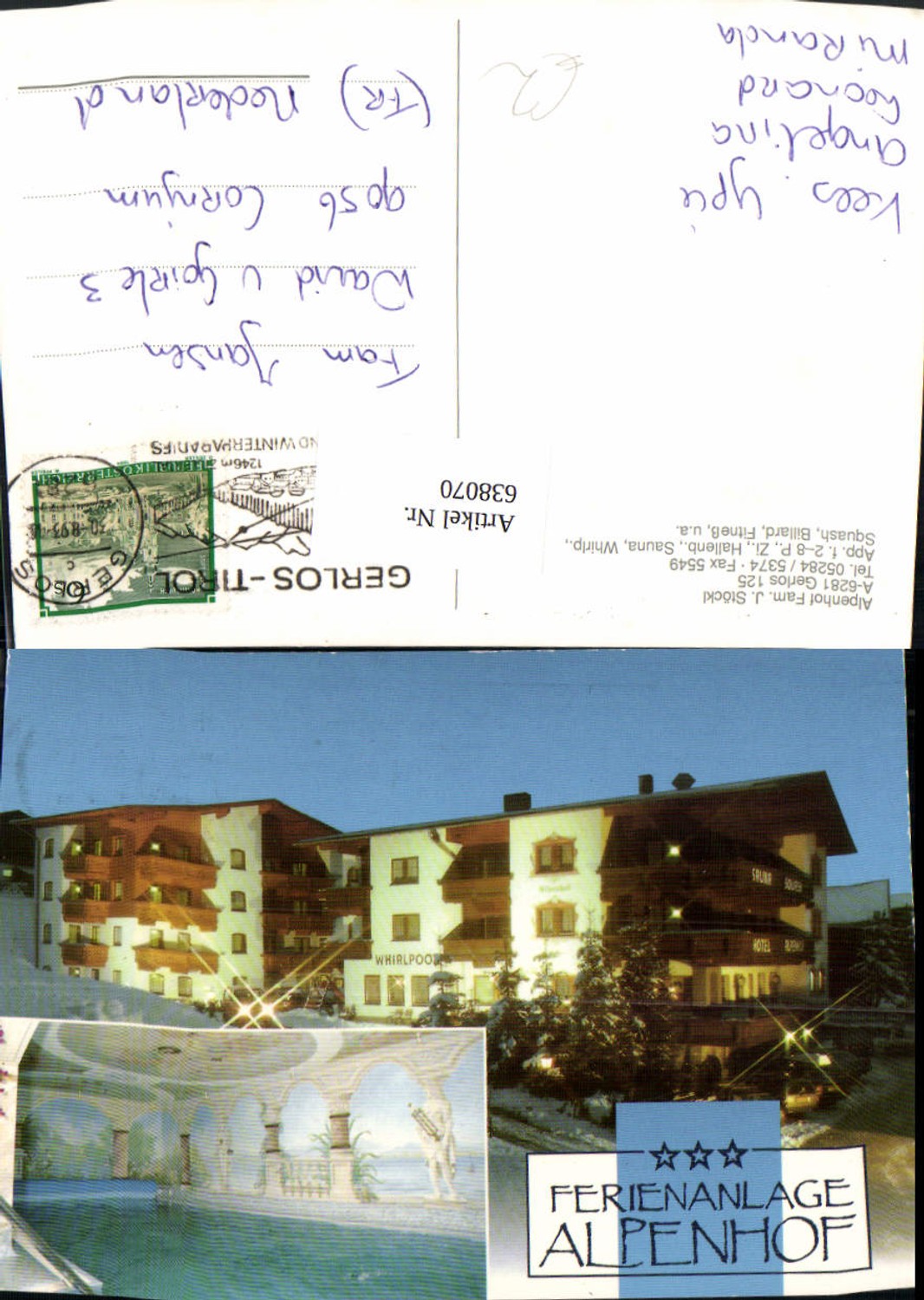 Alte Ansichtskarte – Old Postcard