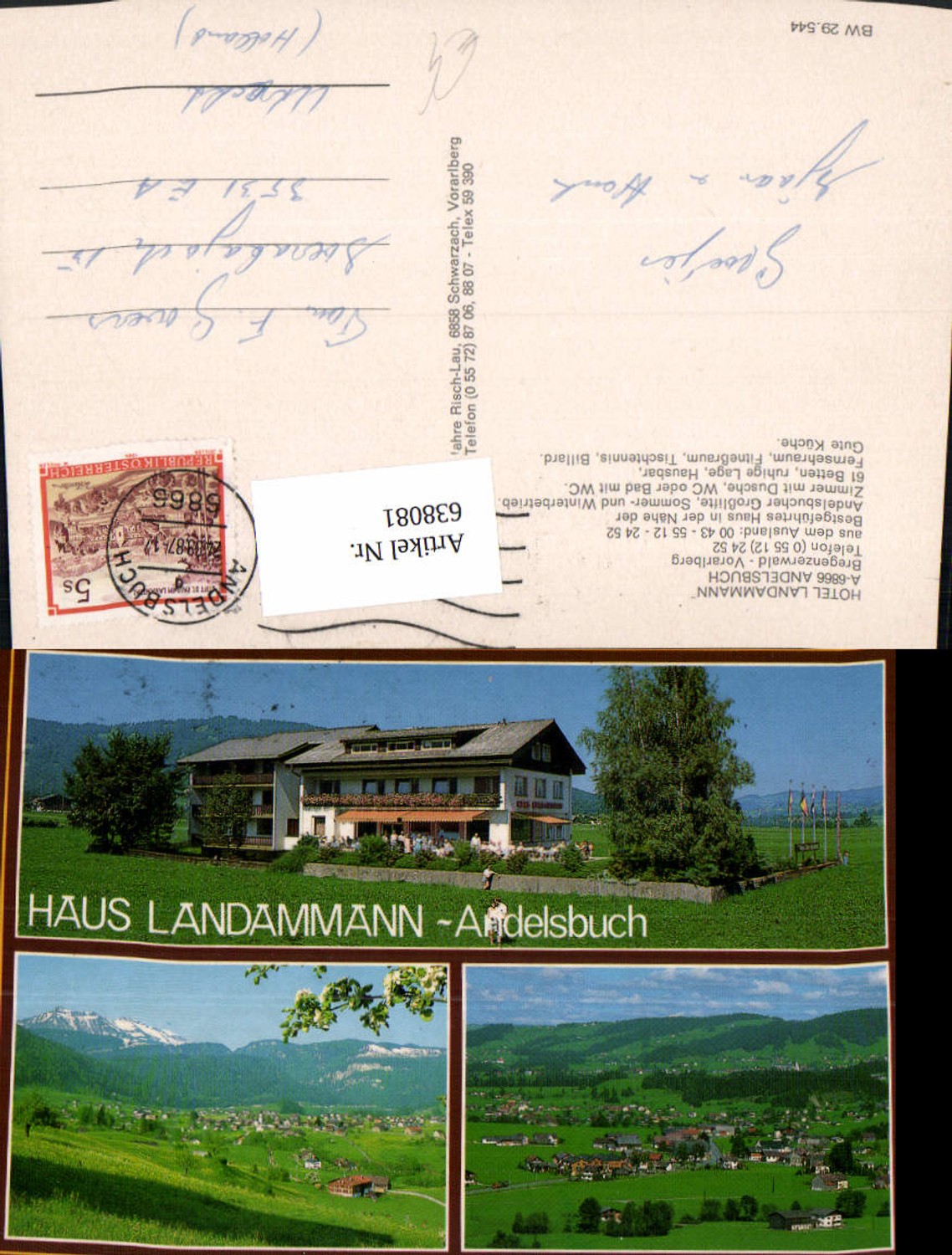 Alte Ansichtskarte – Old Postcard