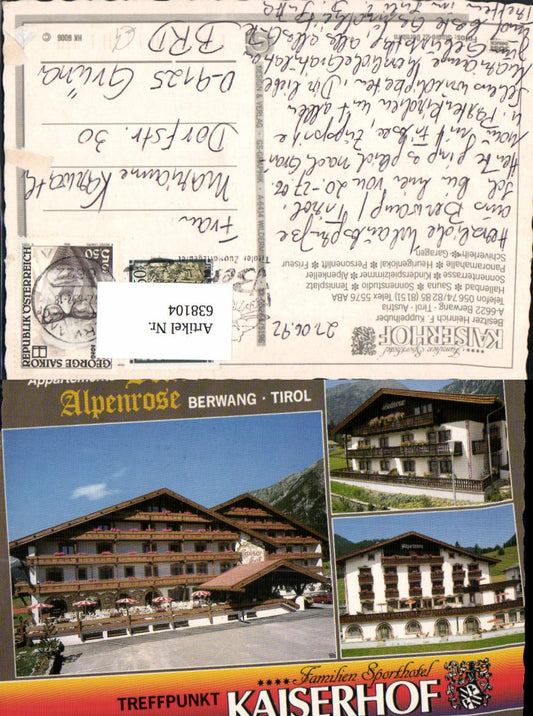 Alte Ansichtskarte – Old Postcard