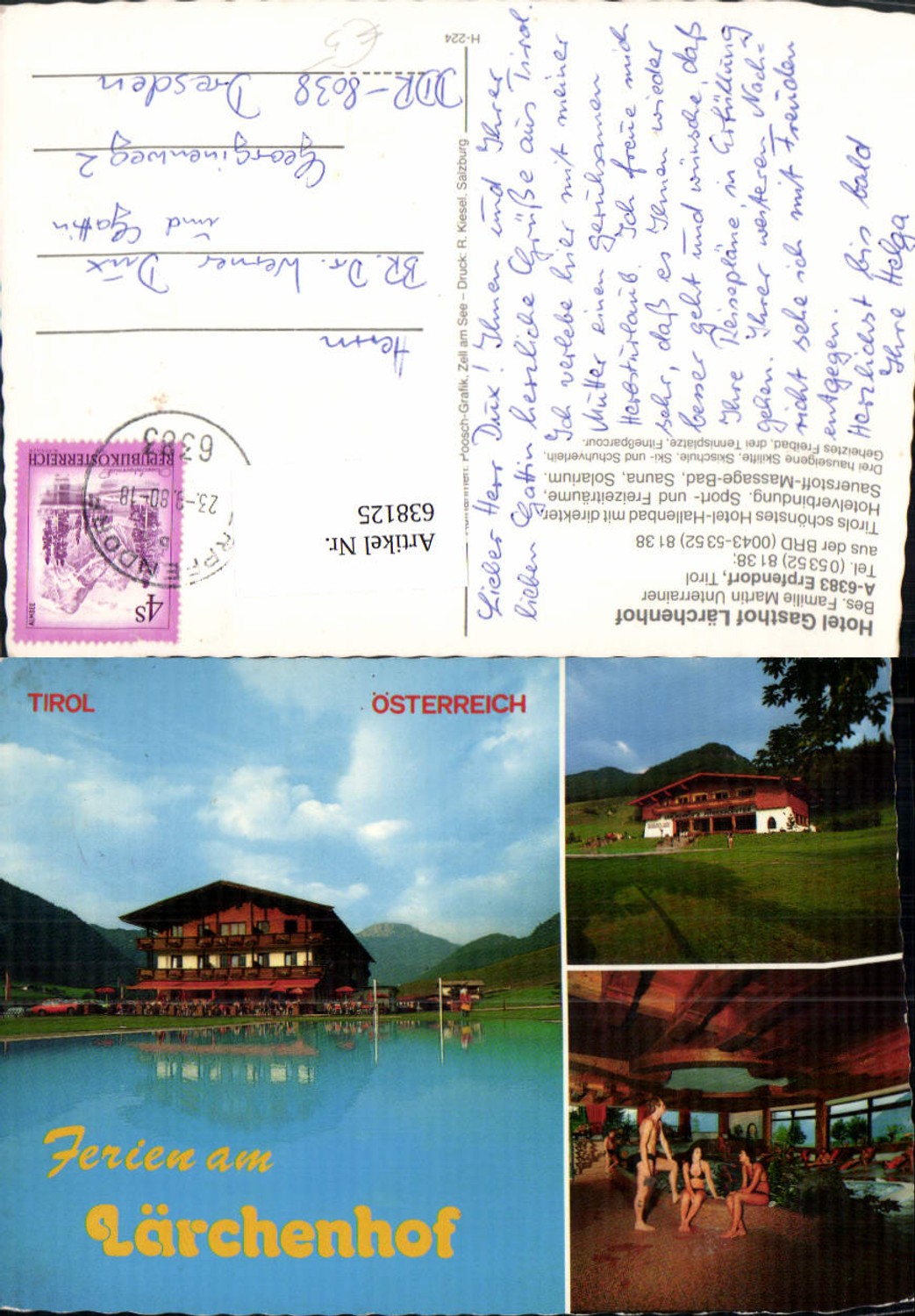 Alte Ansichtskarte – Old Postcard