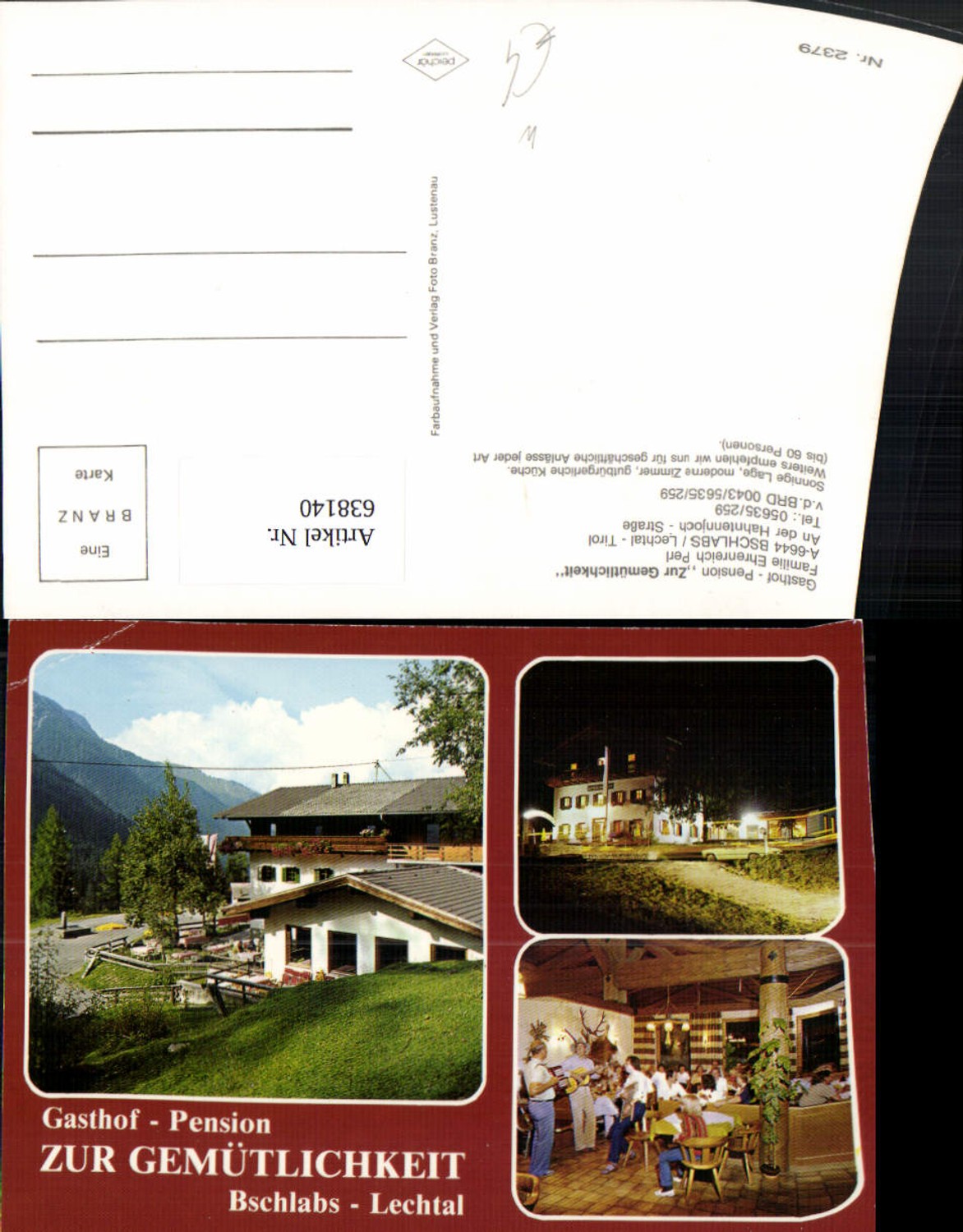 Alte Ansichtskarte – Old Postcard