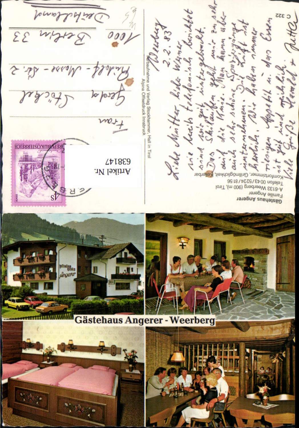 Alte Ansichtskarte – Old Postcard