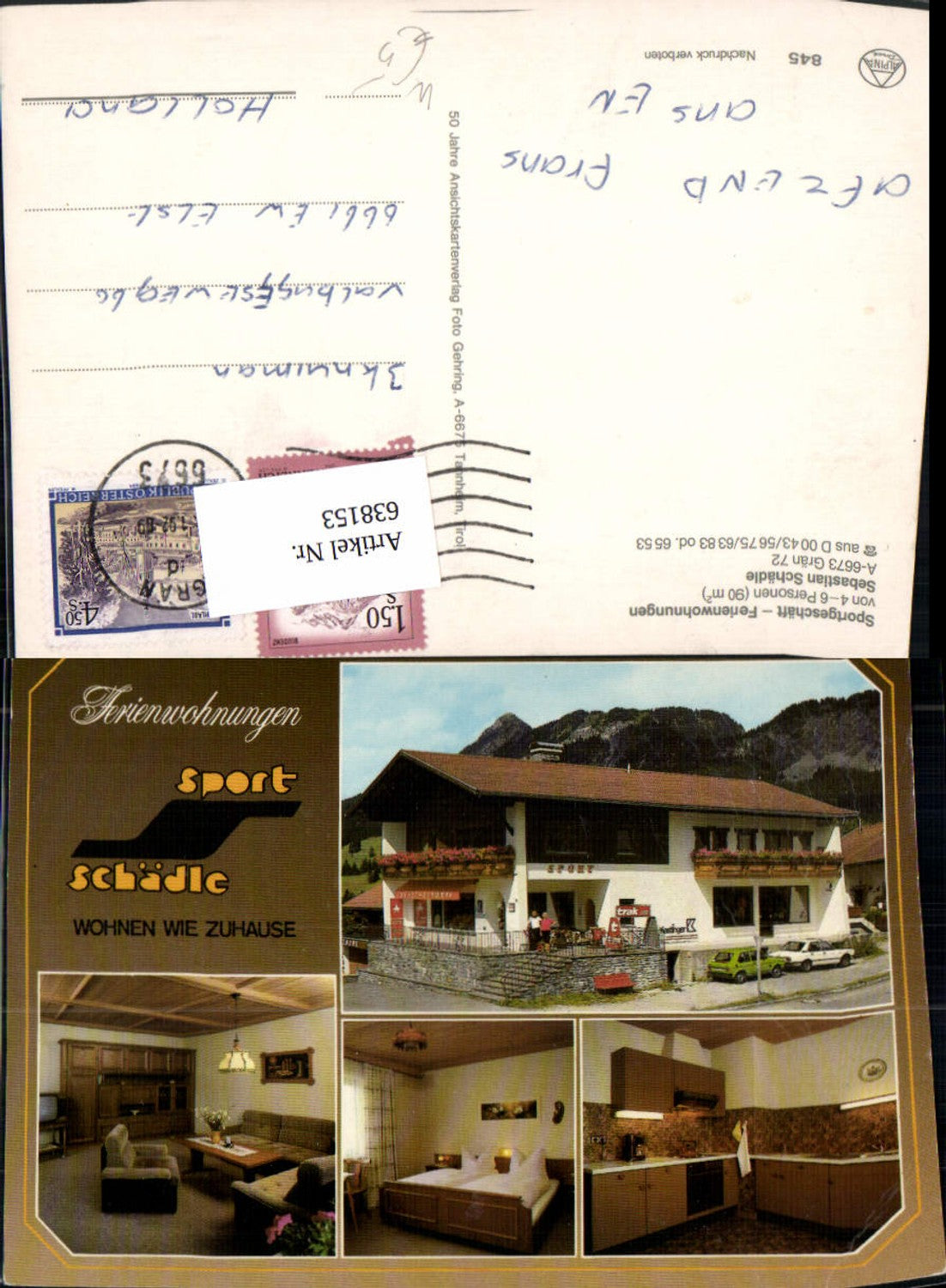 Alte Ansichtskarte – Old Postcard