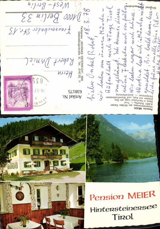 Alte Ansichtskarte – Old Postcard