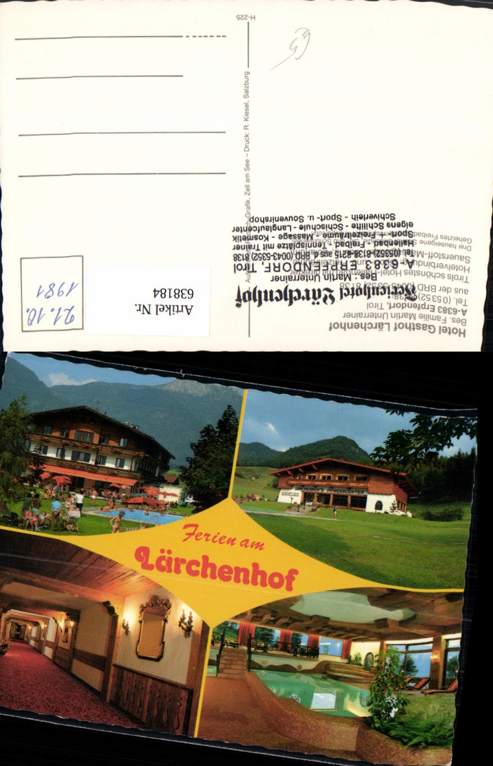 Alte Ansichtskarte – Old Postcard