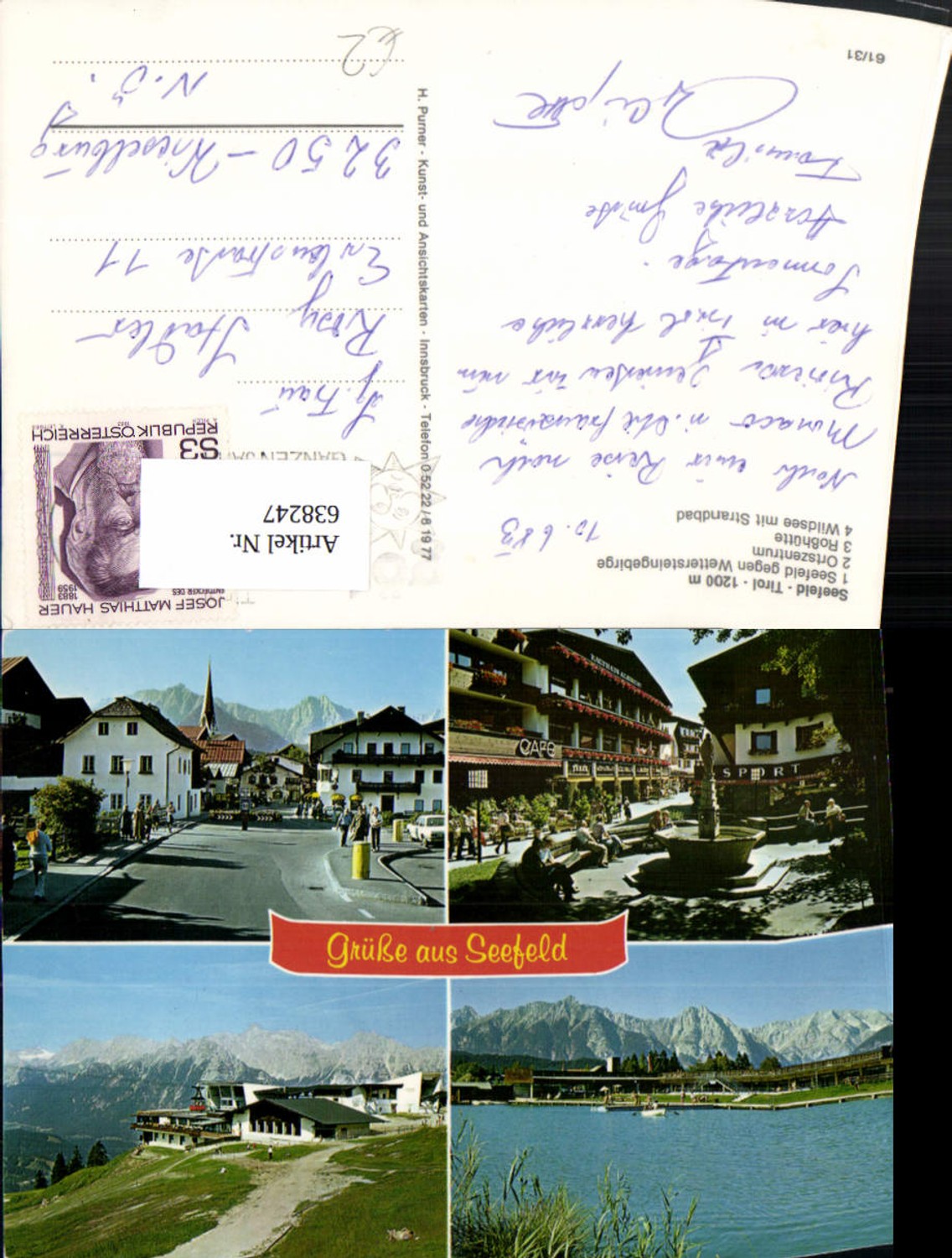 Alte Ansichtskarte – Old Postcard