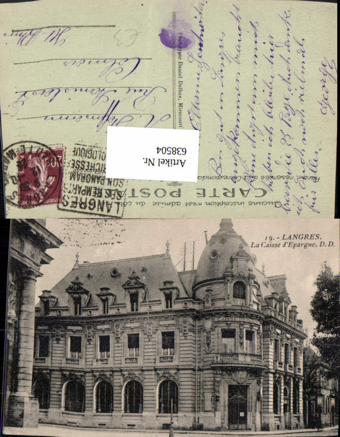 Alte Ansichtskarte – Old Postcard