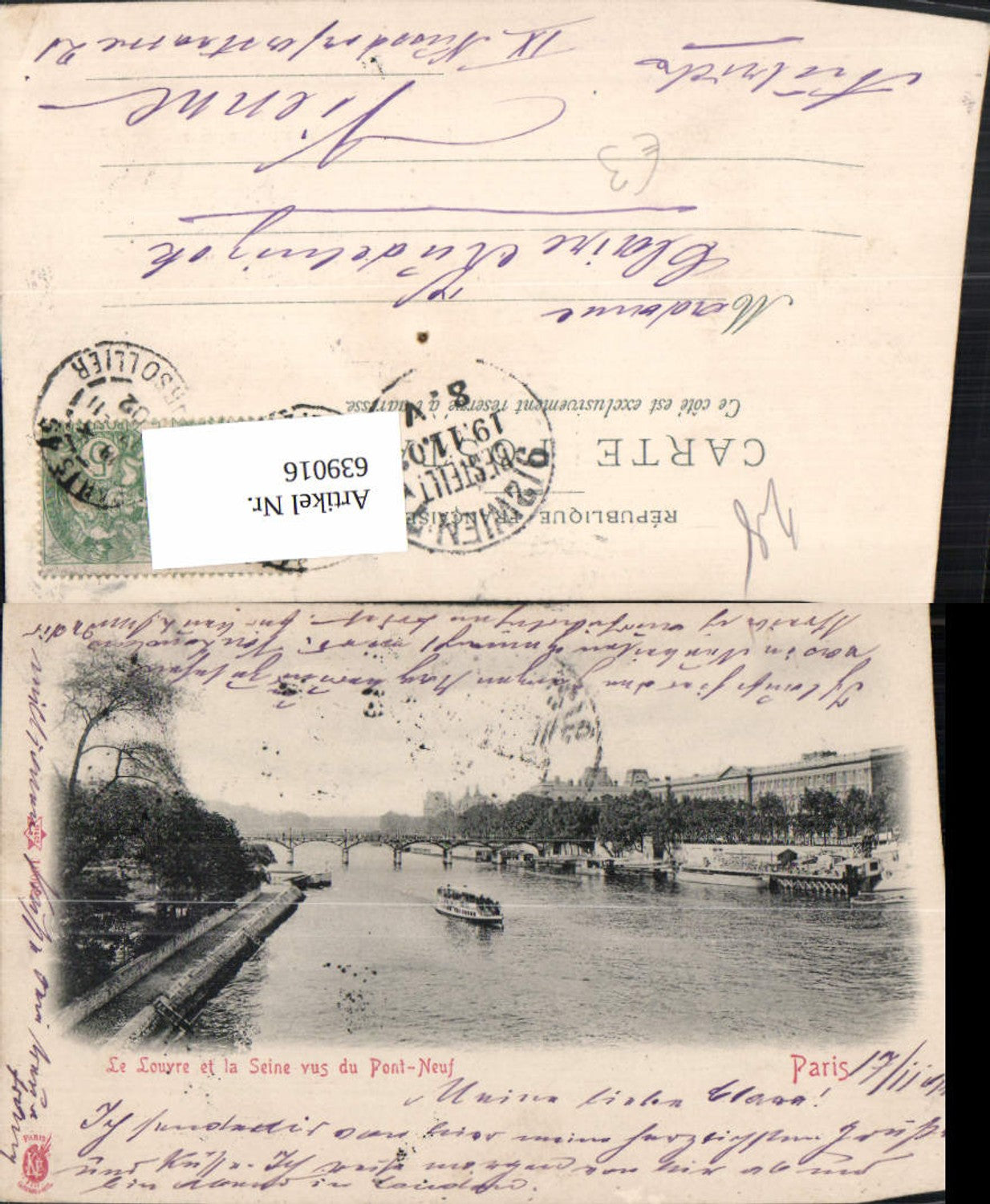 Alte Ansichtskarte – Old Postcard