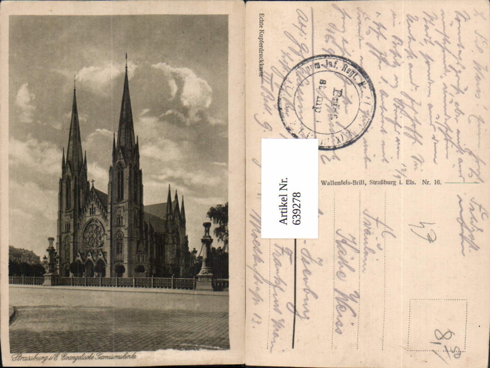 Alte Ansichtskarte – Old Postcard