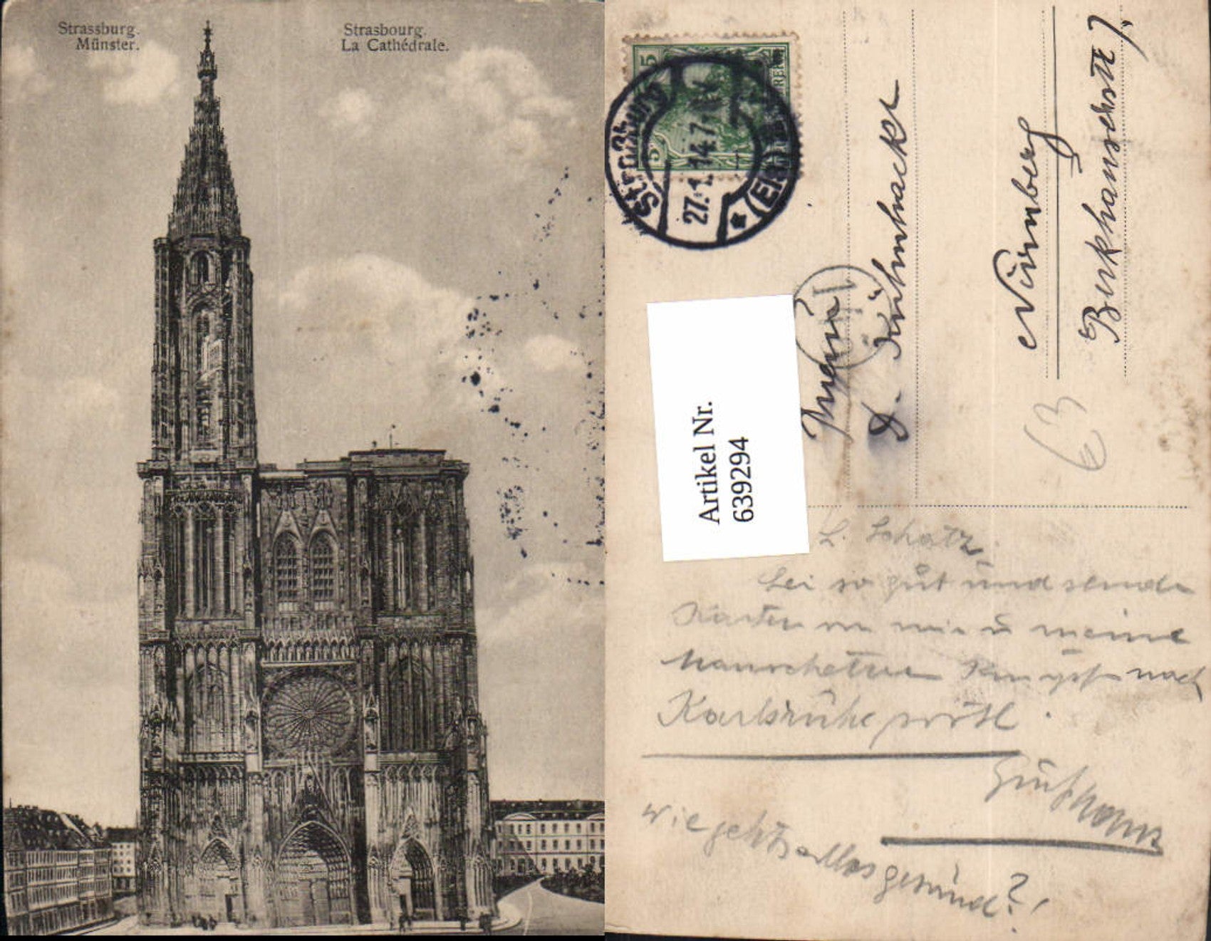 Alte Ansichtskarte – Old Postcard