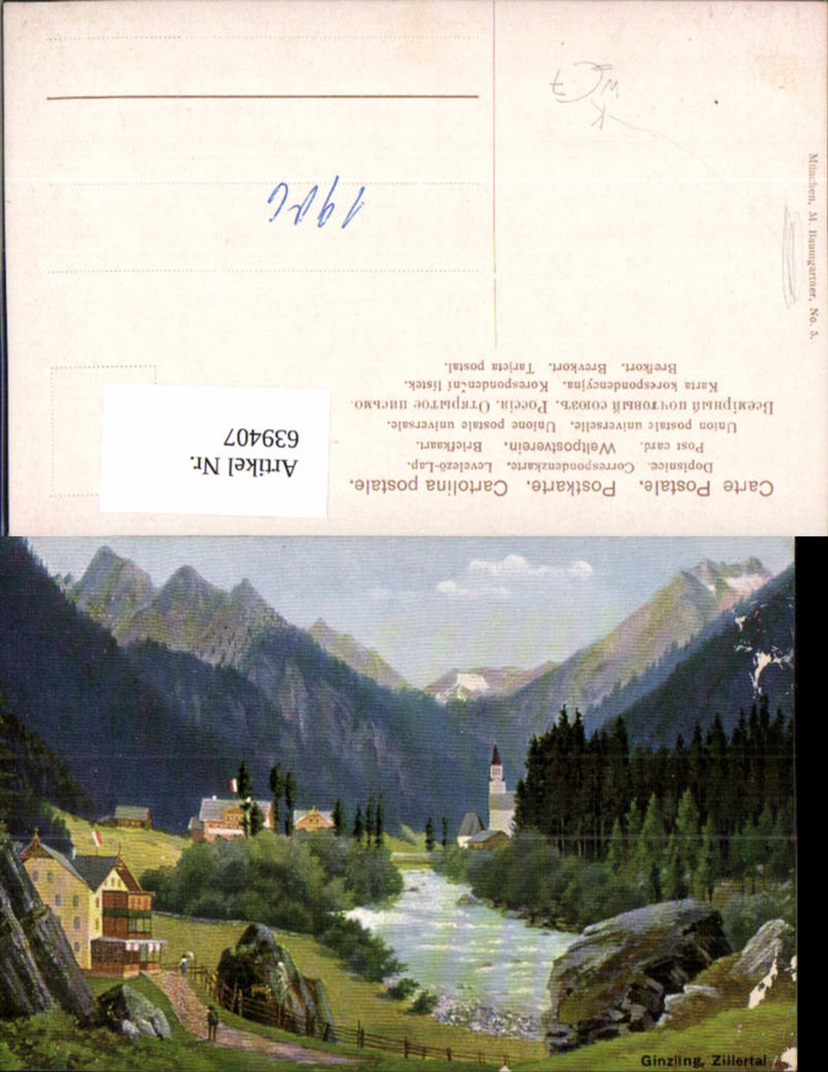 Alte Ansichtskarte – Old Postcard