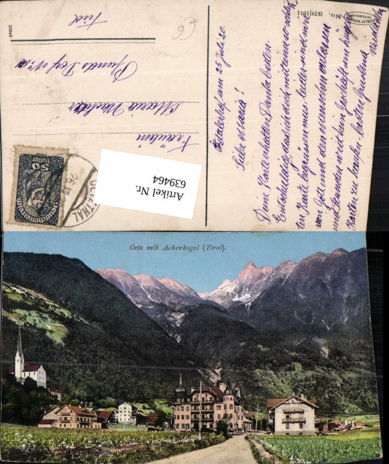 Alte Ansichtskarte – Old Postcard