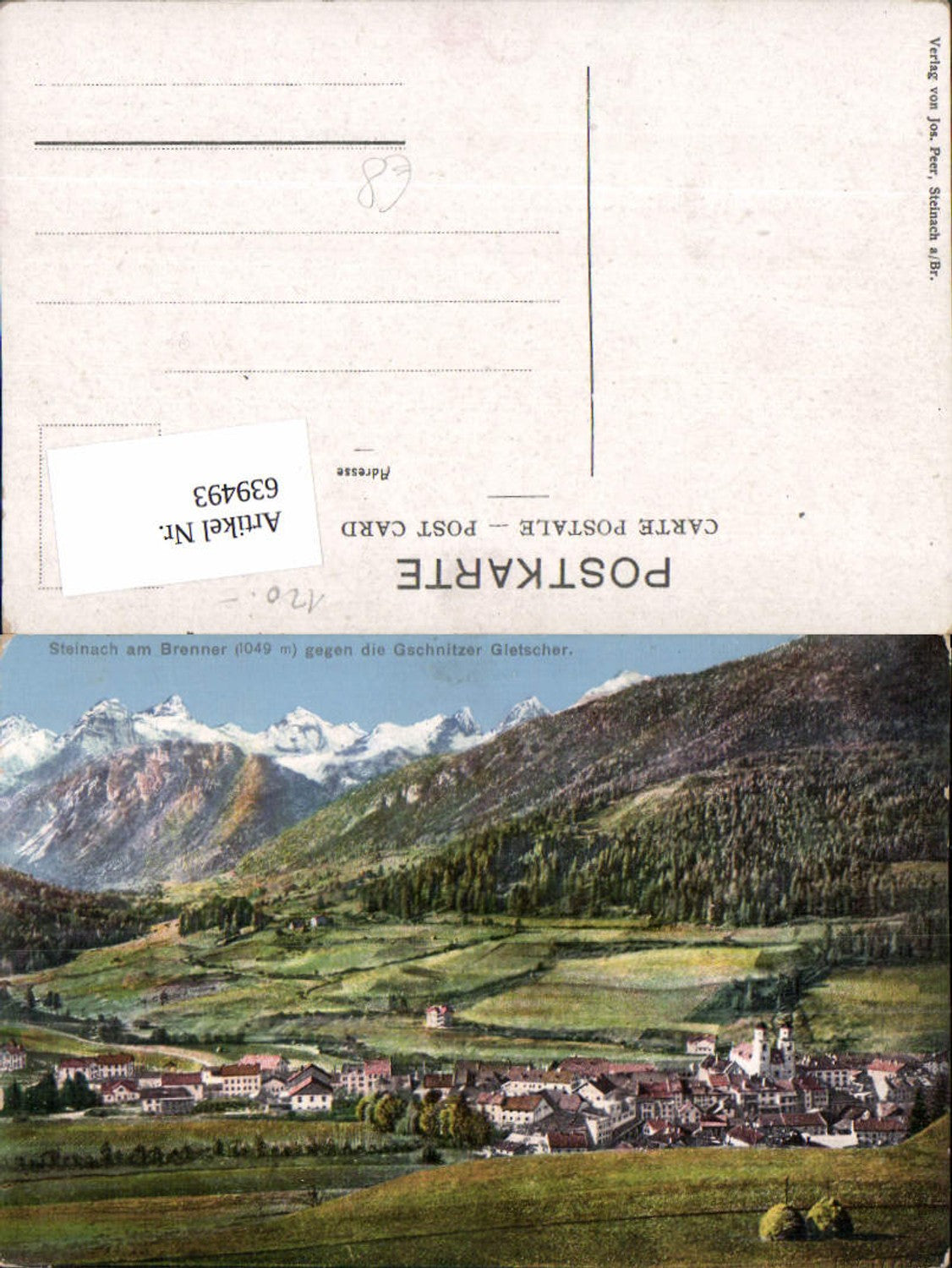Alte Ansichtskarte – Old Postcard