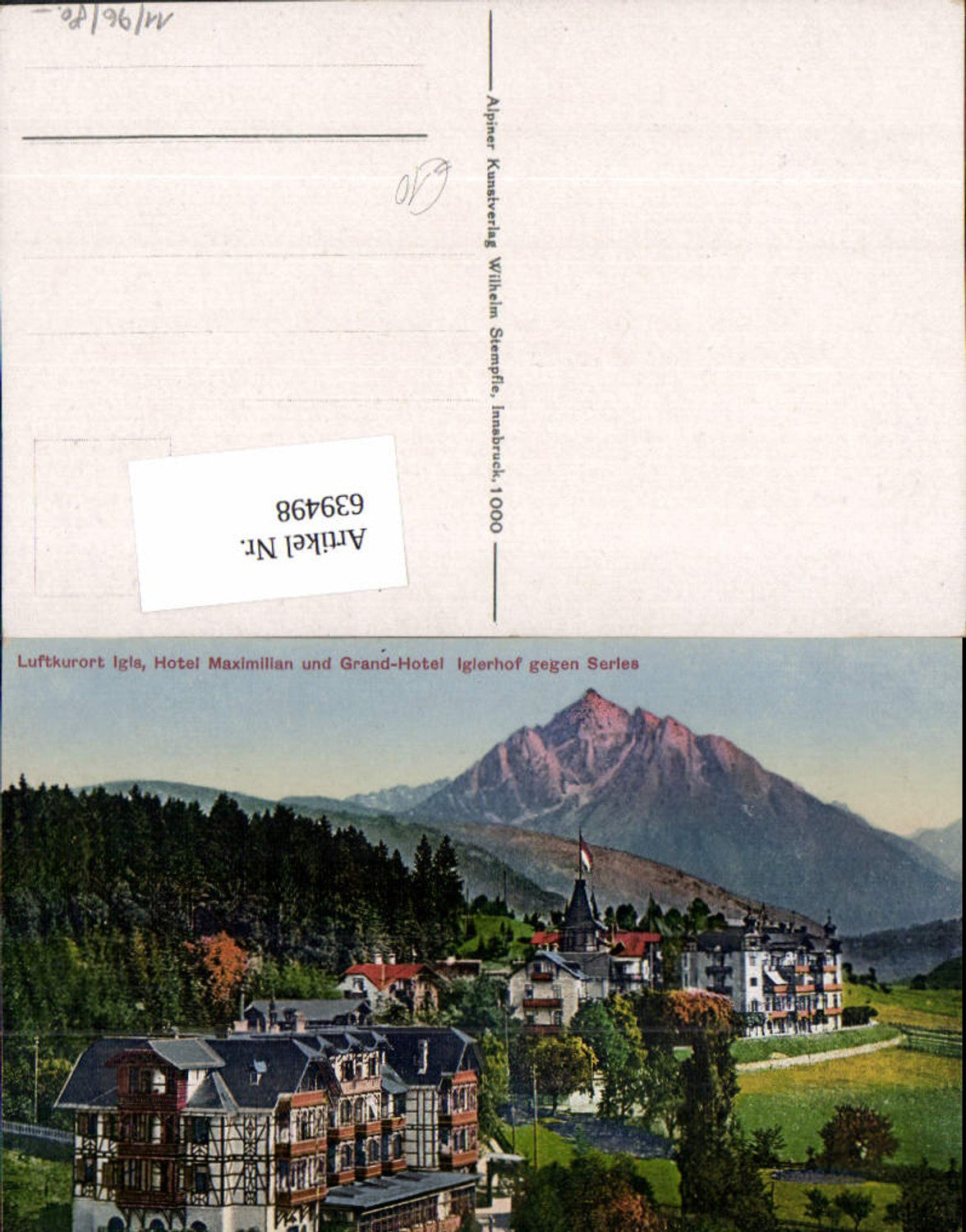 Alte Ansichtskarte – Old Postcard
