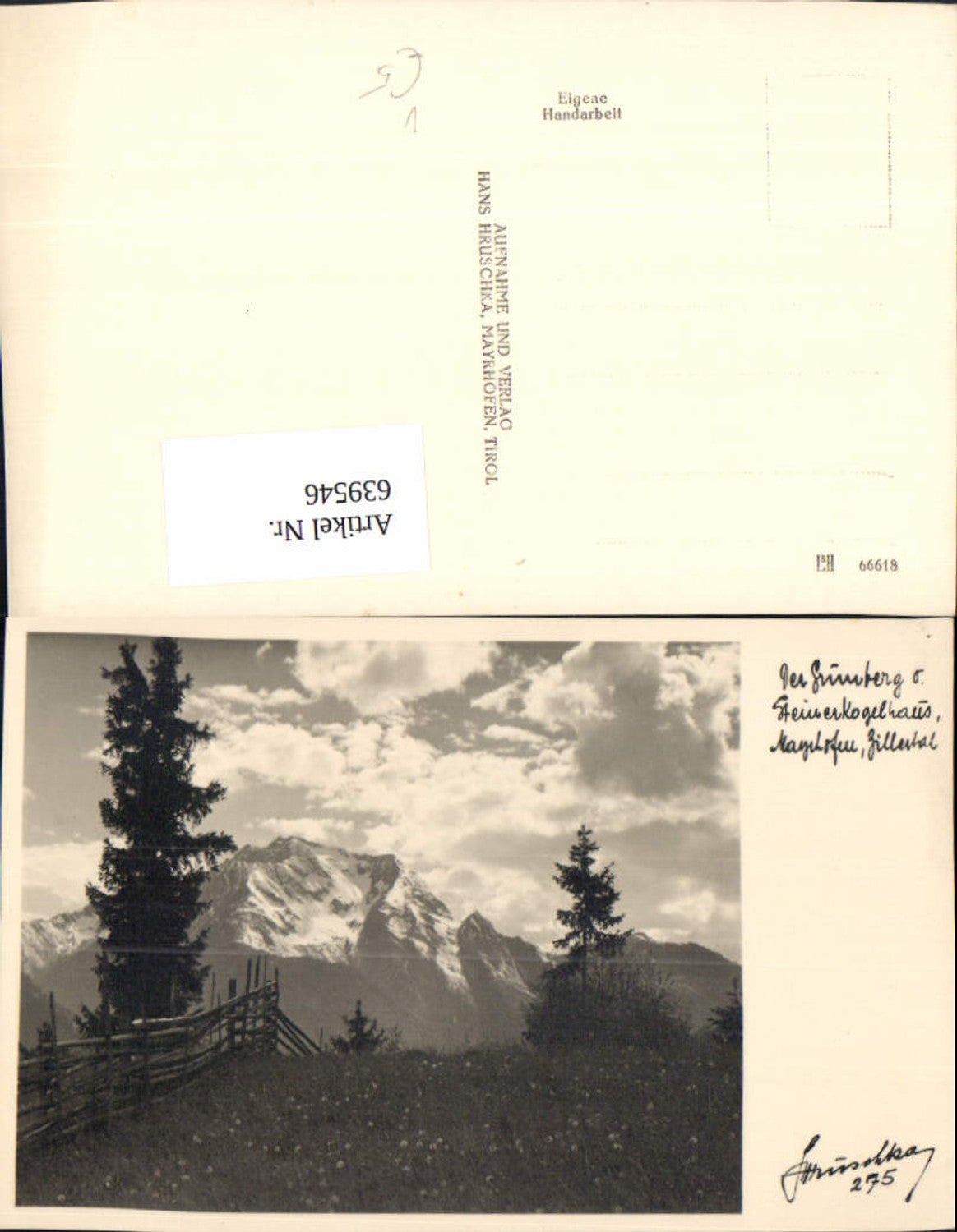 Alte Ansichtskarte – Old Postcard