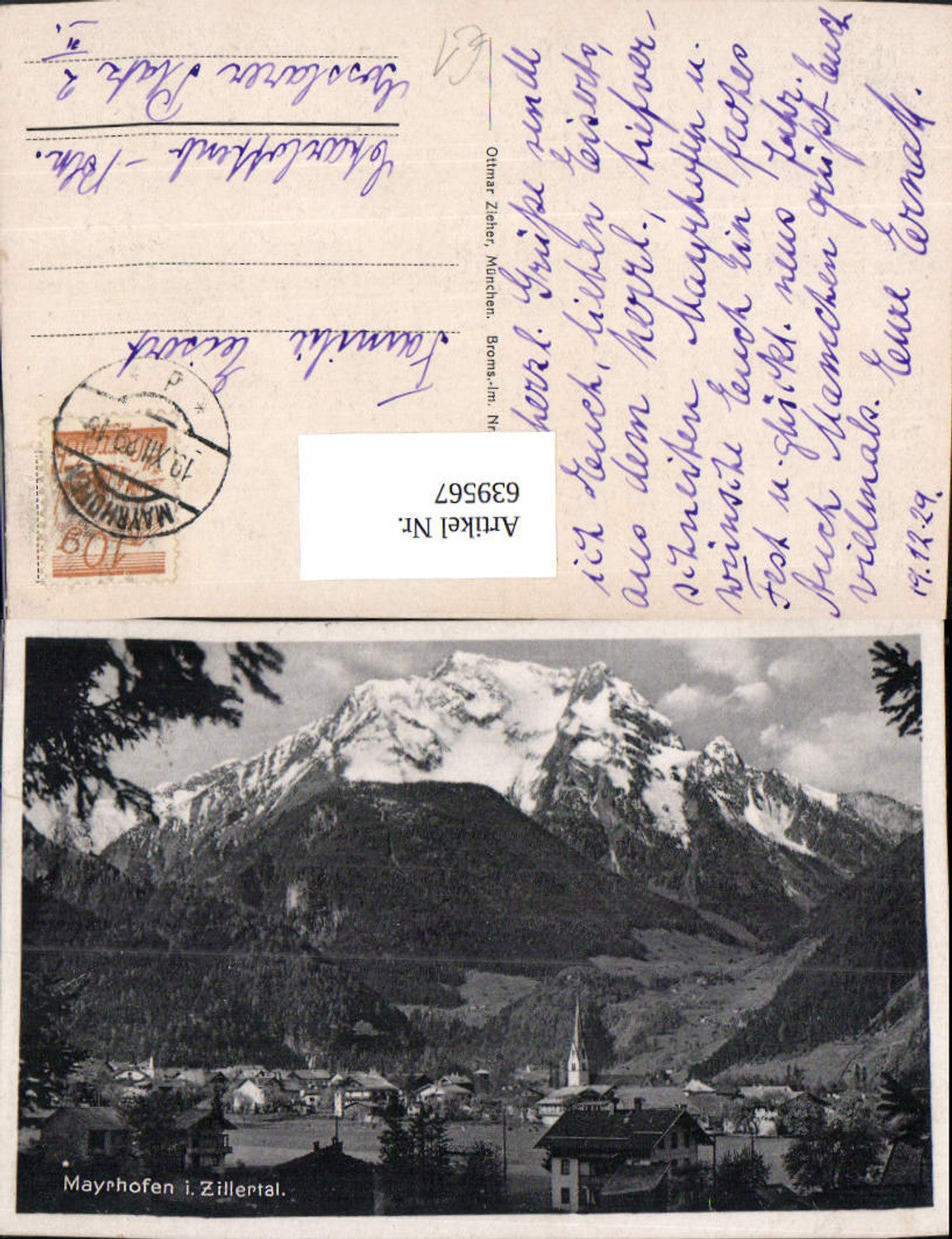 Alte Ansichtskarte – Old Postcard