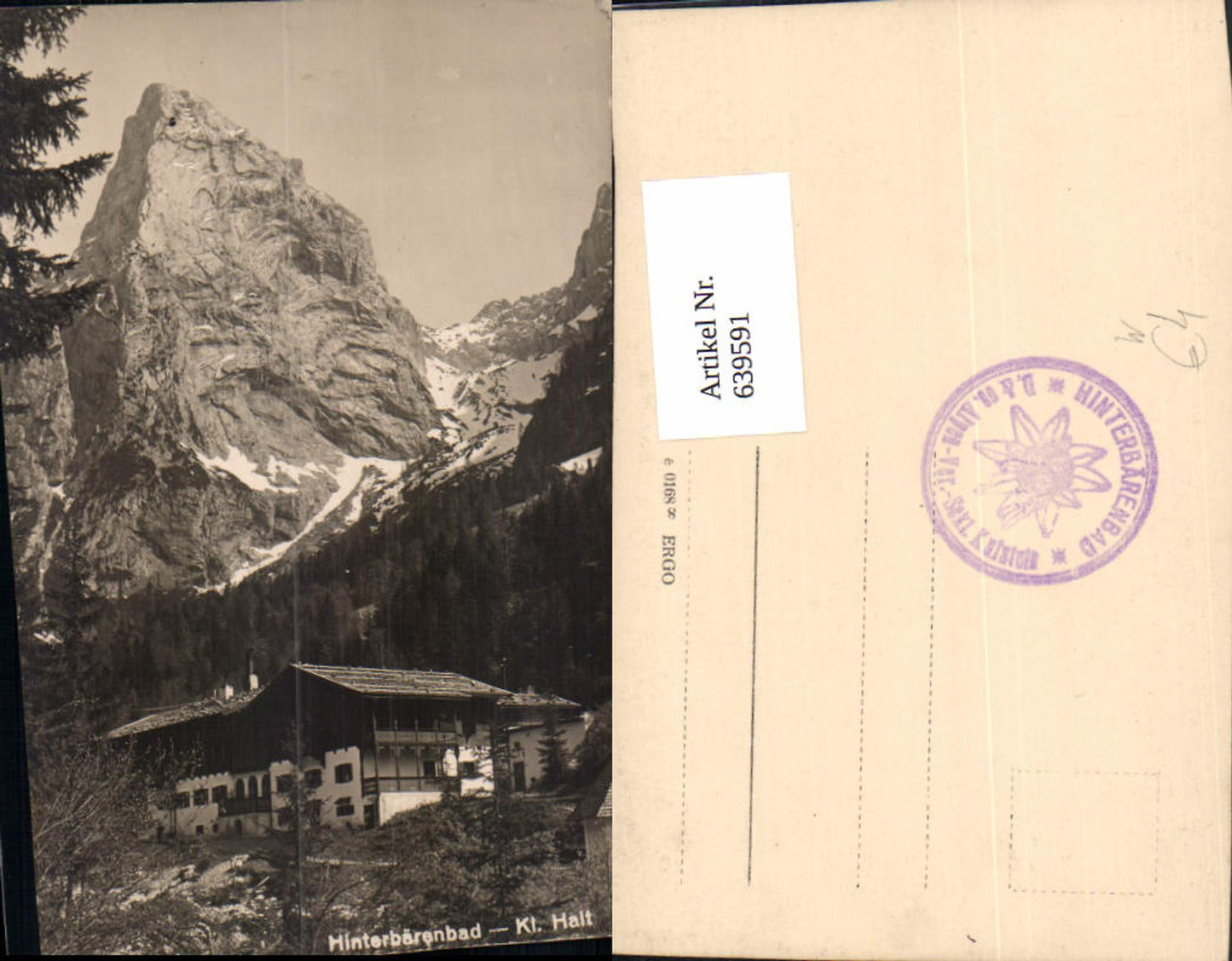 Alte Ansichtskarte – Old Postcard