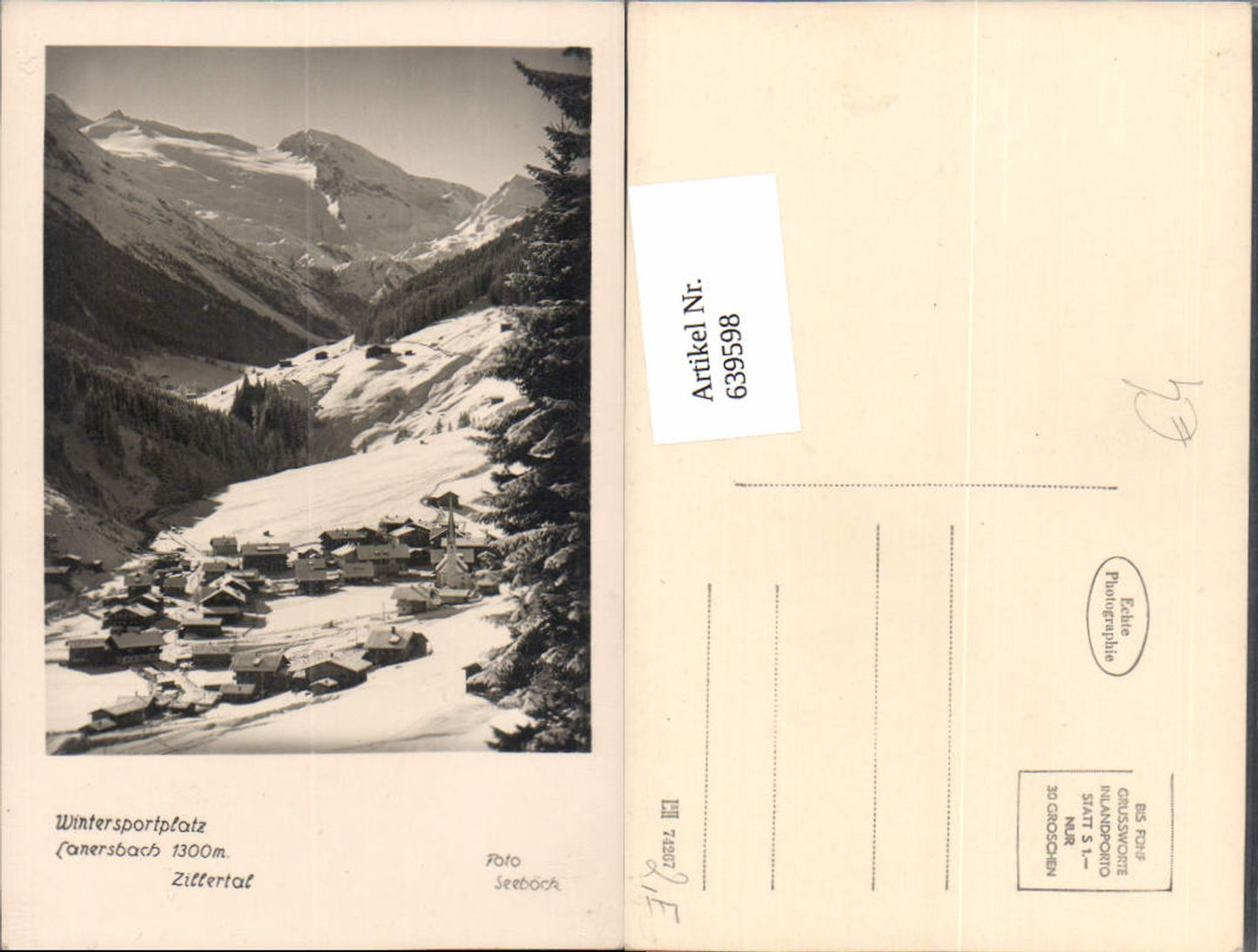 Alte Ansichtskarte – Old Postcard