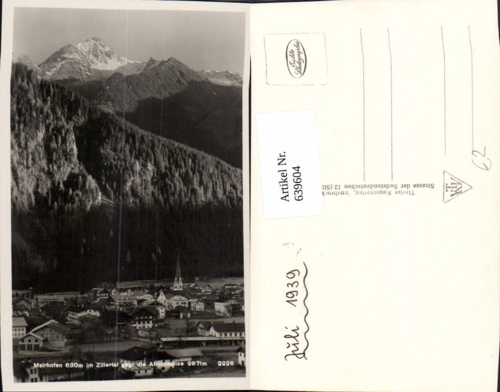 Alte Ansichtskarte – Old Postcard