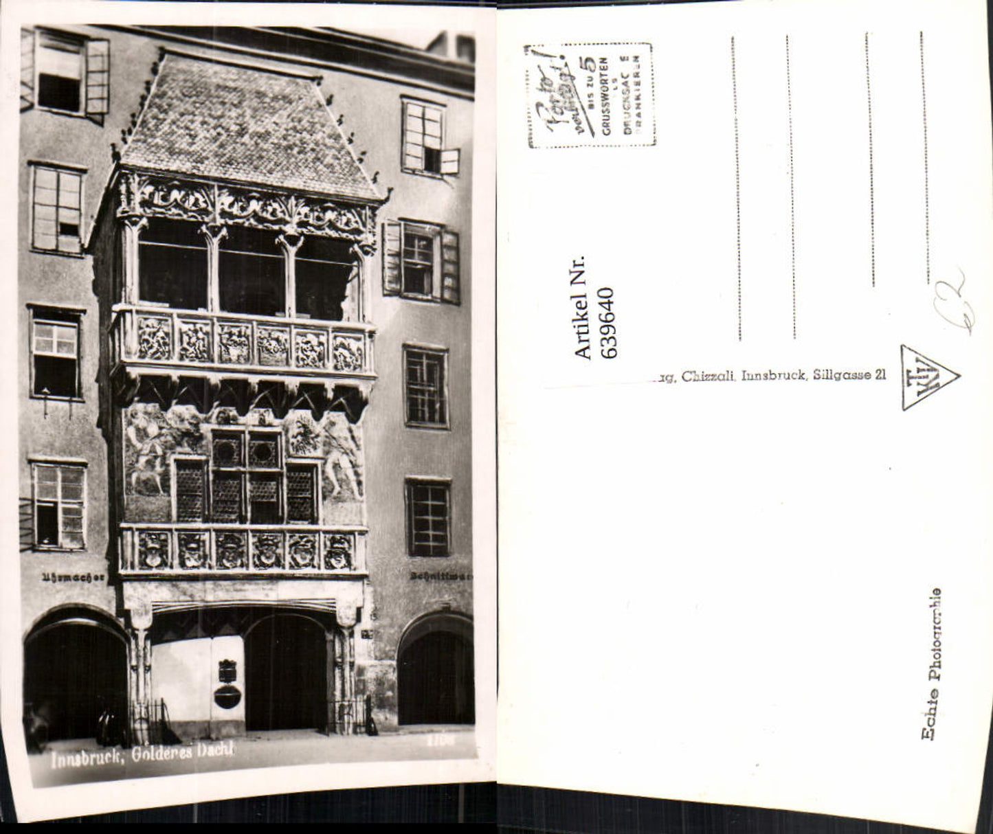 Alte Ansichtskarte – Old Postcard