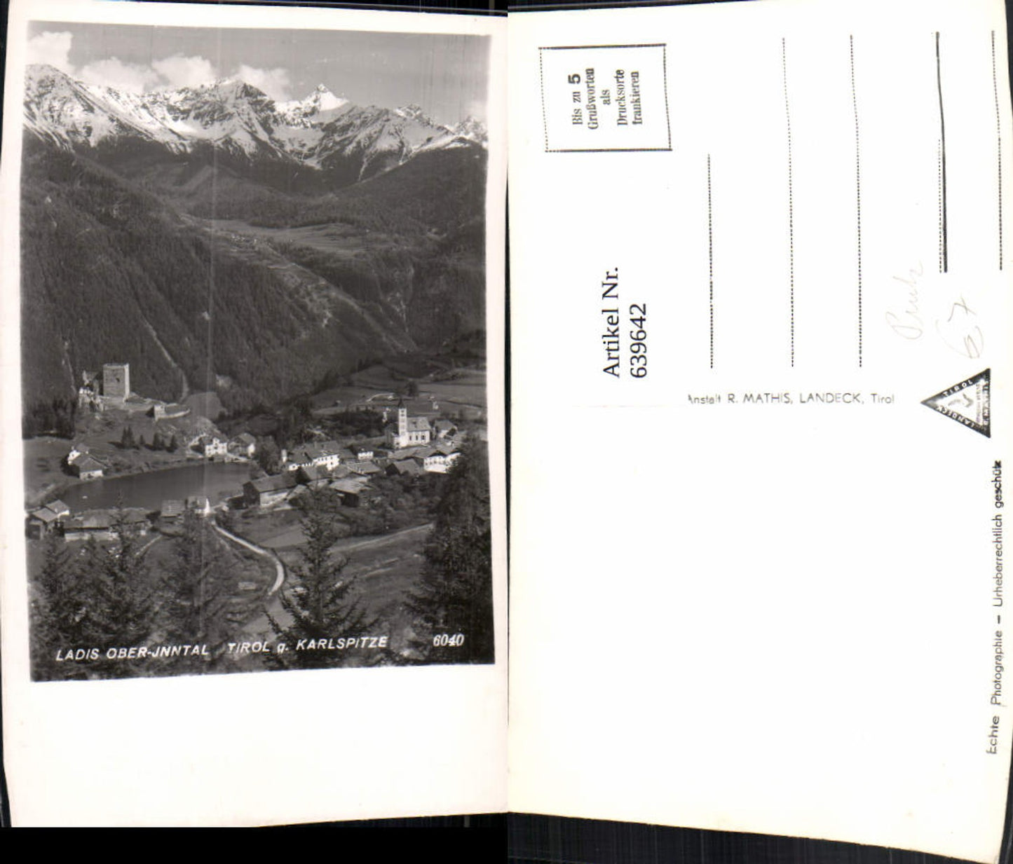Alte Ansichtskarte – Old Postcard