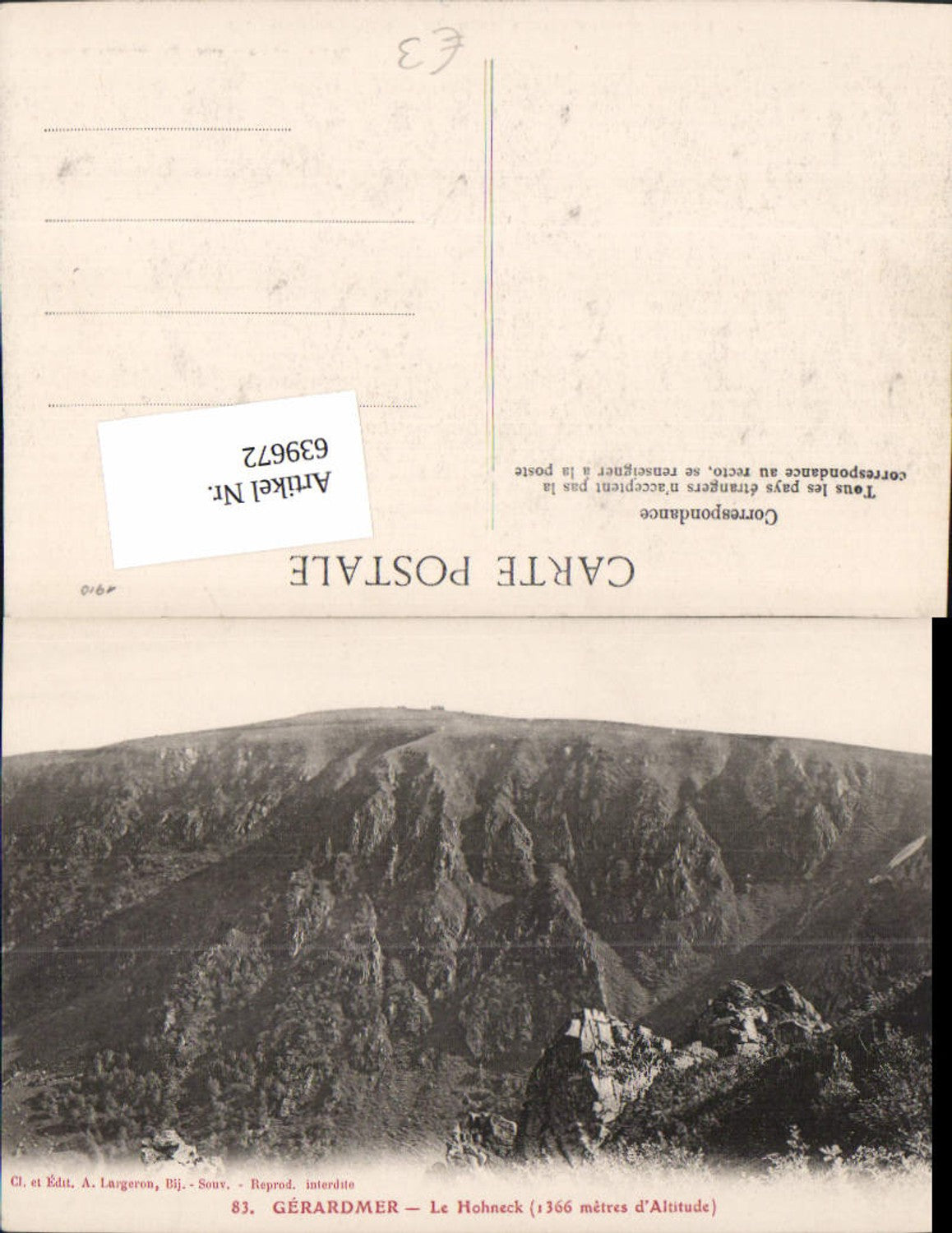 Alte Ansichtskarte – Old Postcard