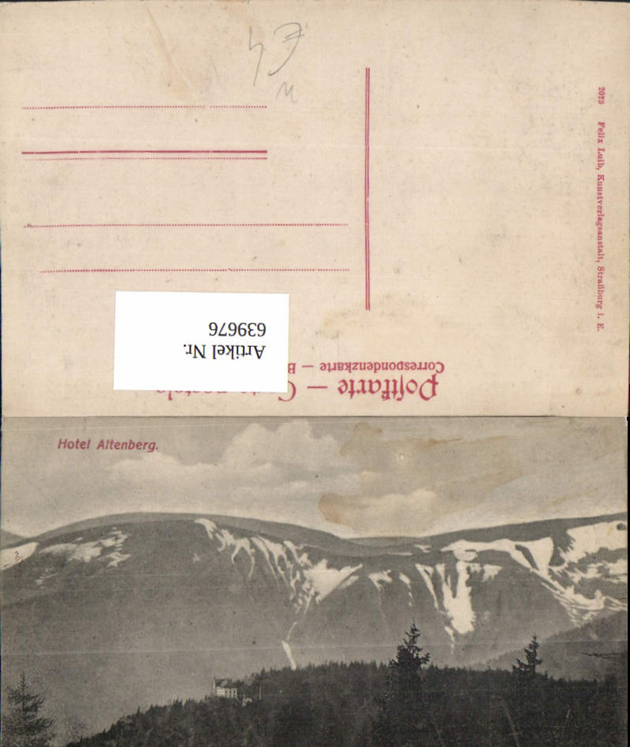 Alte Ansichtskarte – Old Postcard