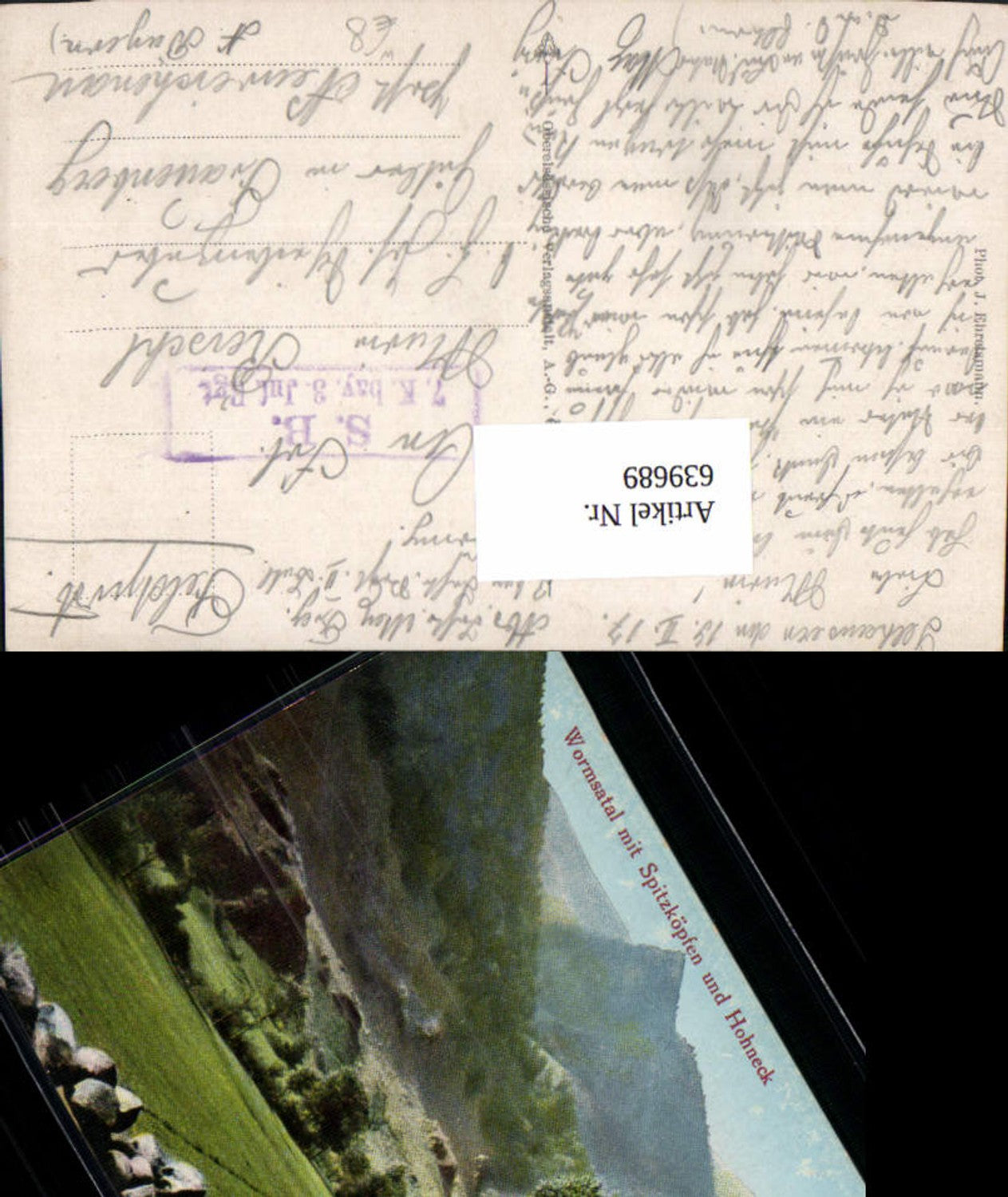 Alte Ansichtskarte – Old Postcard