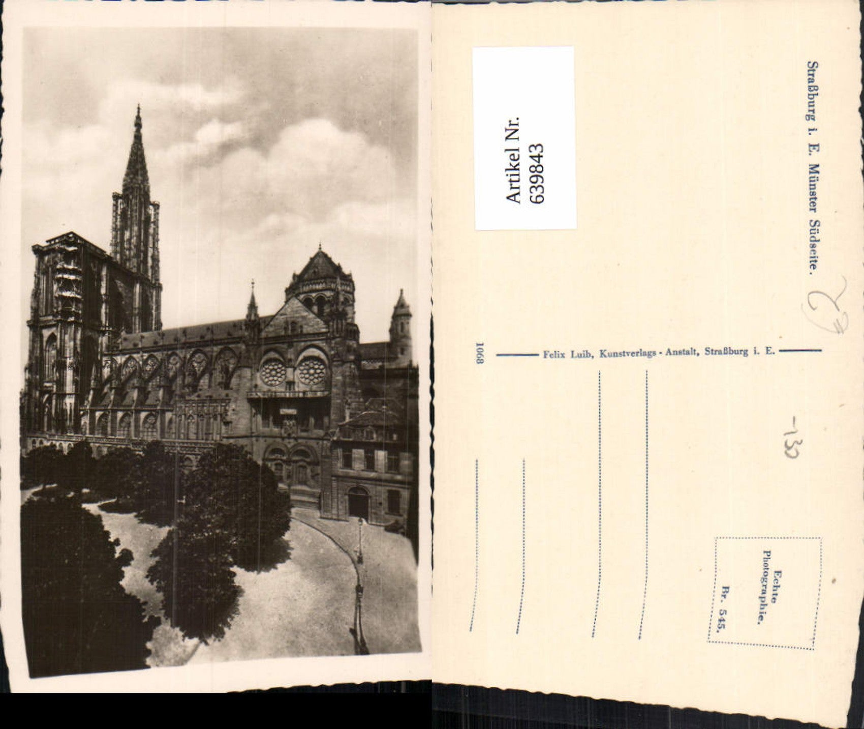 Alte Ansichtskarte – Old Postcard