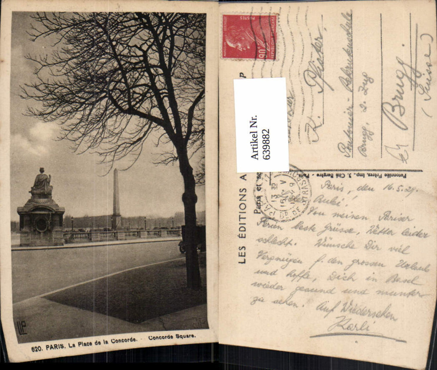 Alte Ansichtskarte – Old Postcard
