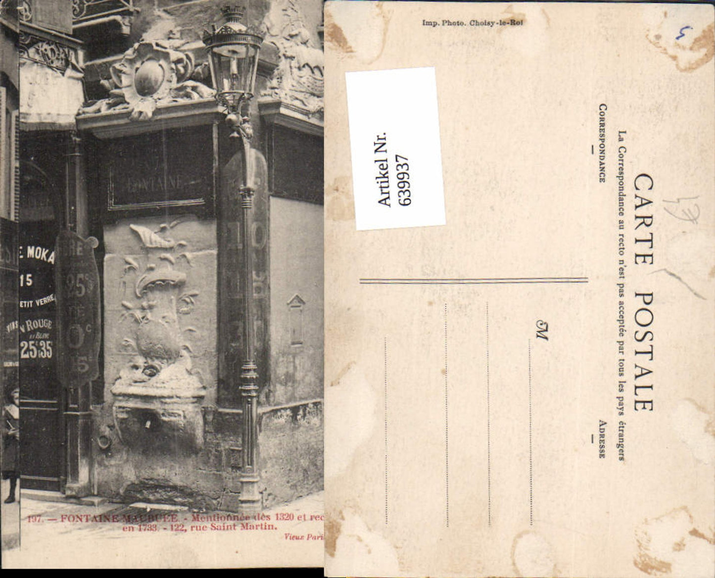 Alte Ansichtskarte – Old Postcard