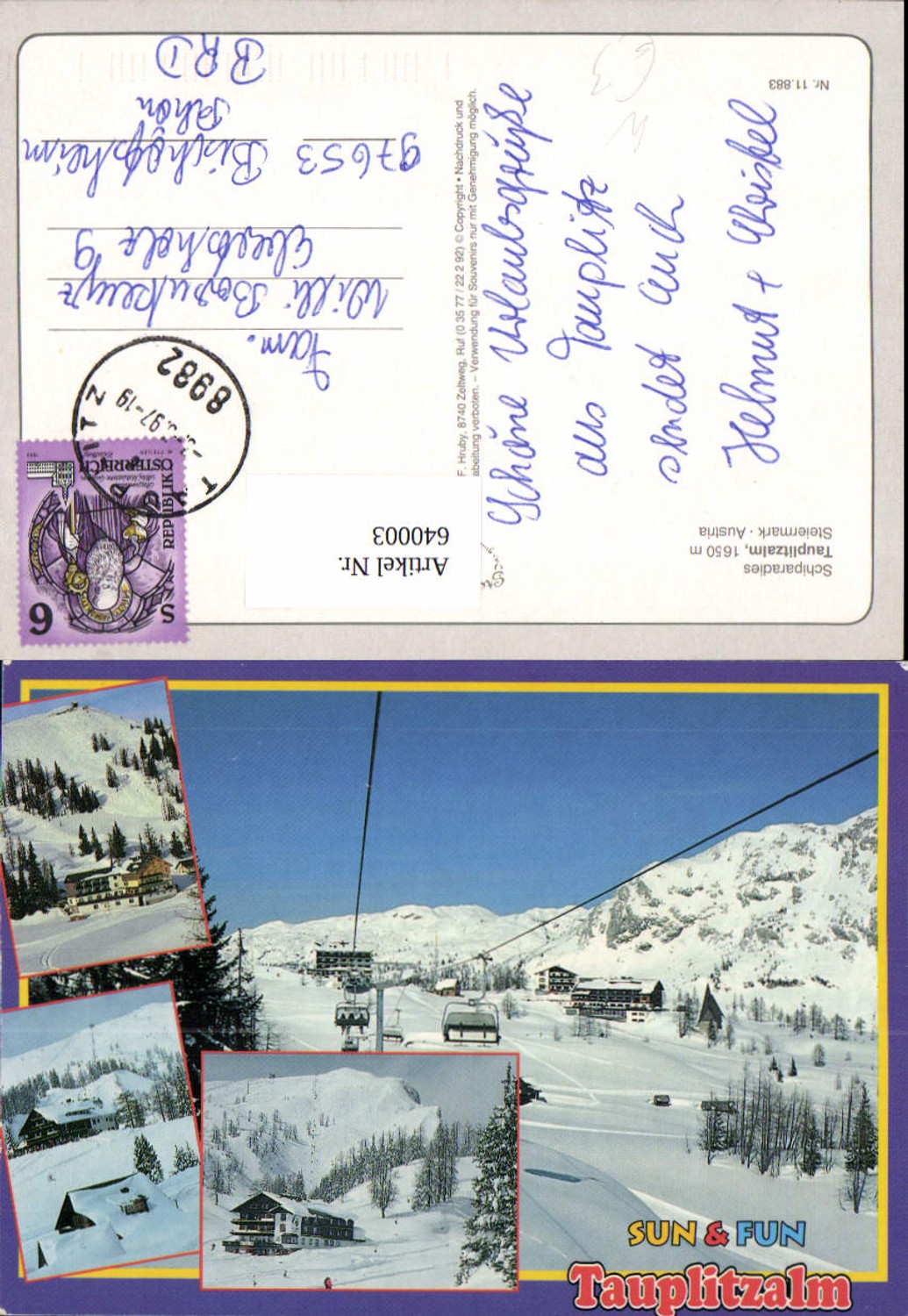 Alte Ansichtskarte – Old Postcard