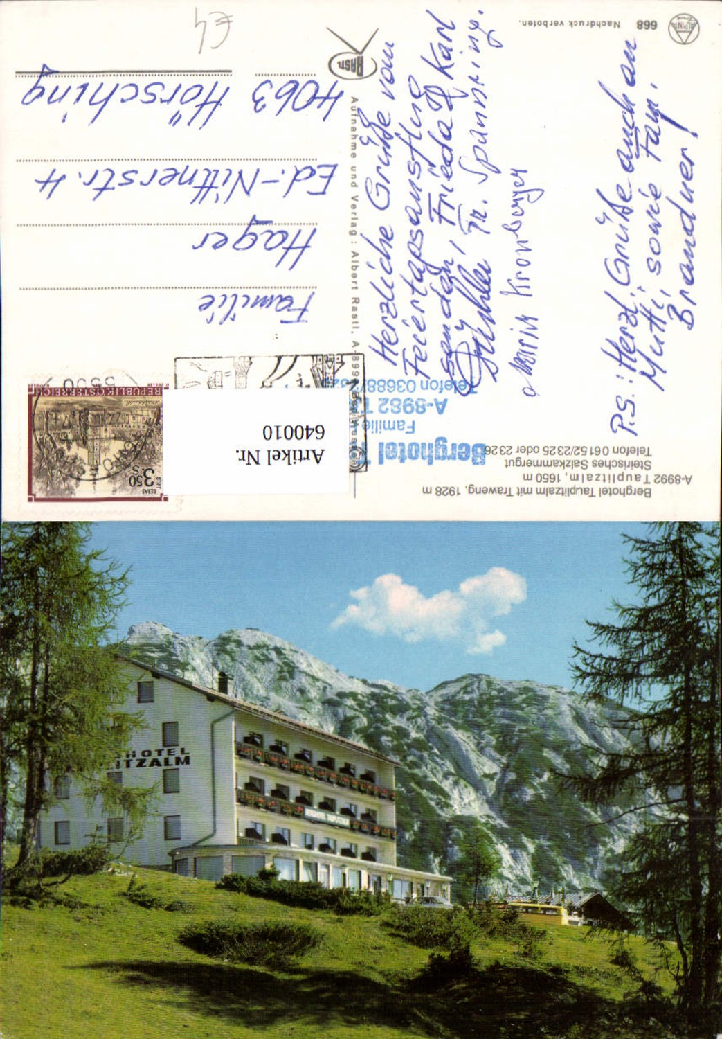 Alte Ansichtskarte – Old Postcard