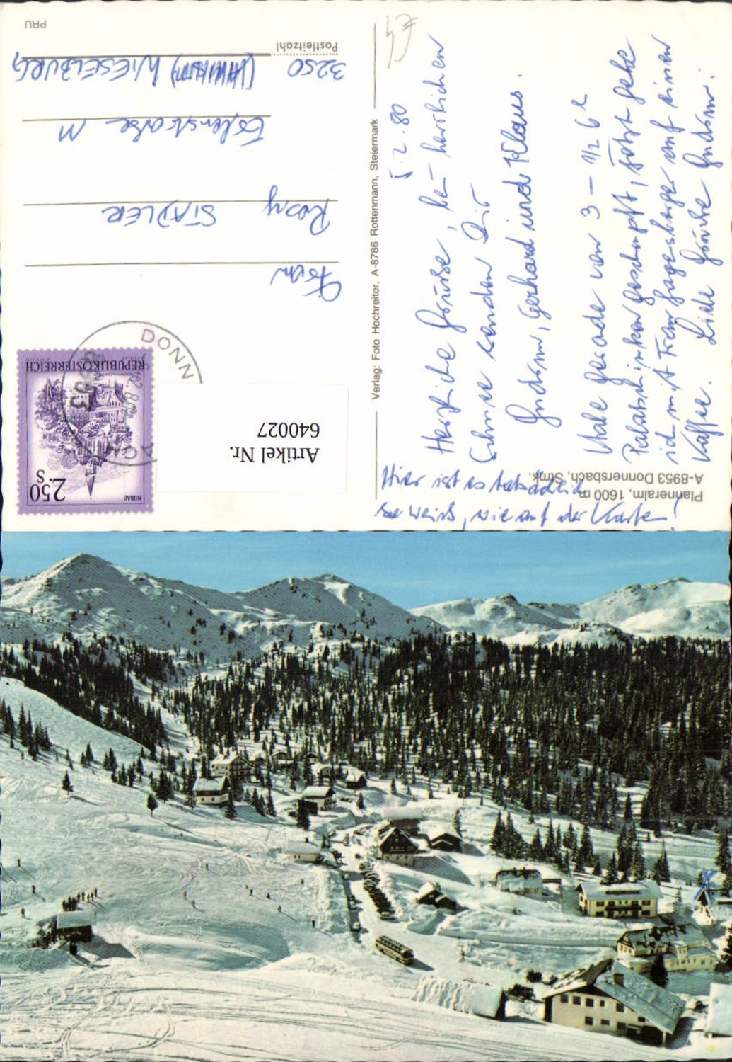 Alte Ansichtskarte – Old Postcard