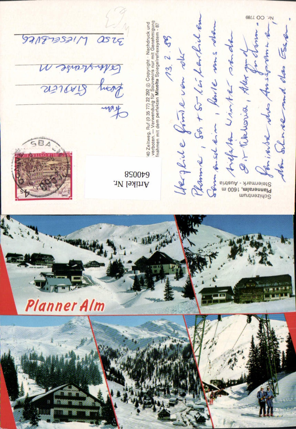 Alte Ansichtskarte – Old Postcard