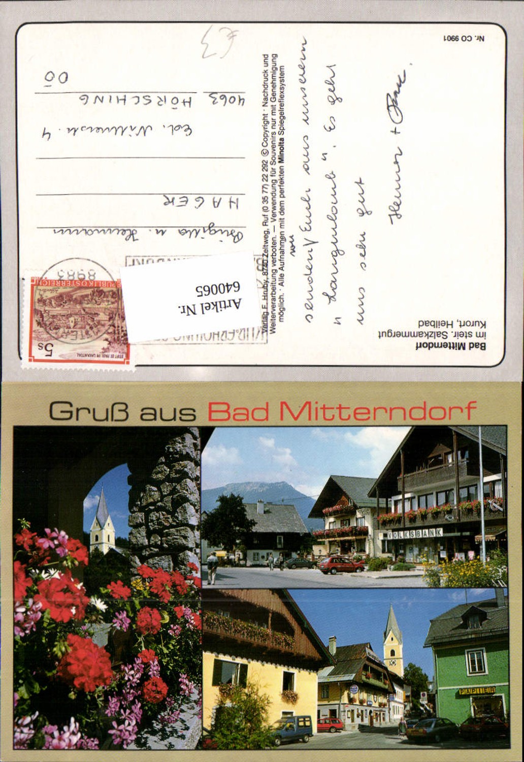 Alte Ansichtskarte – Old Postcard