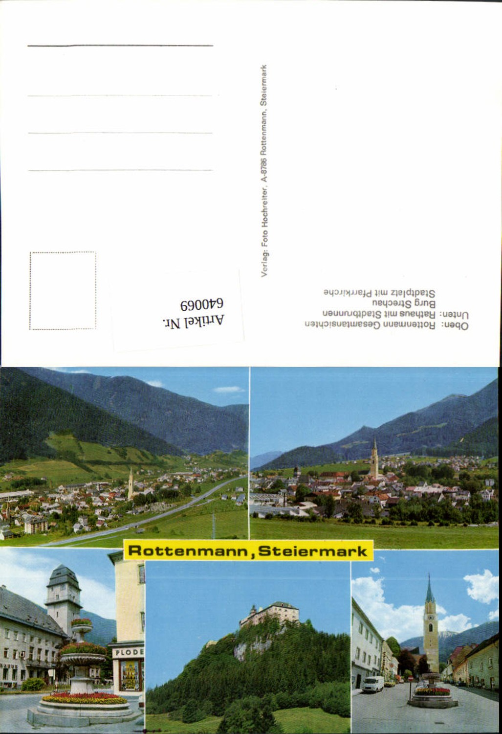 Alte Ansichtskarte – Old Postcard