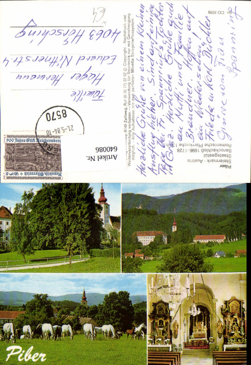 Alte Ansichtskarte – Old Postcard